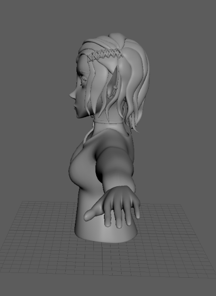 Olive Hart - 3D Model Autodesk Maya 2024