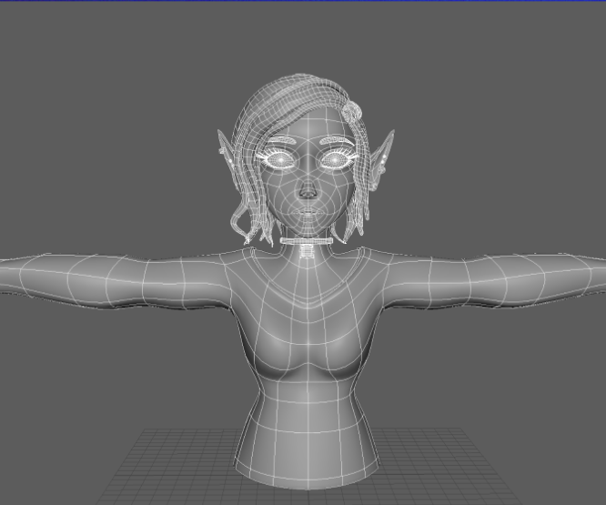 Olive Hart - 3D Model Autodesk Maya 2024