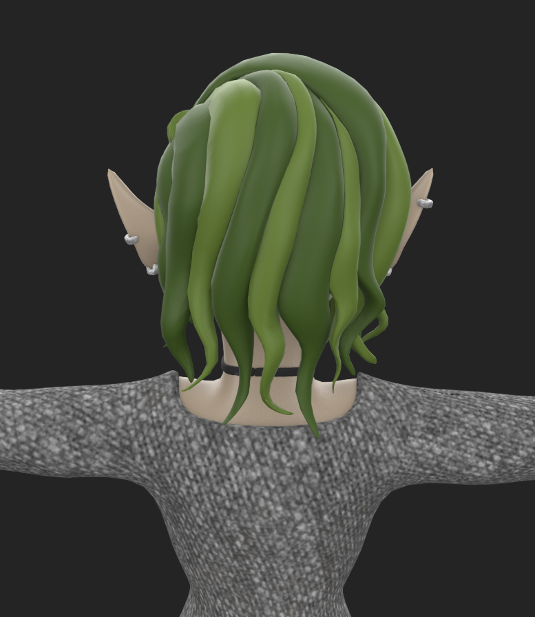 Olive Hart - 3D Model Autodesk Maya 2024