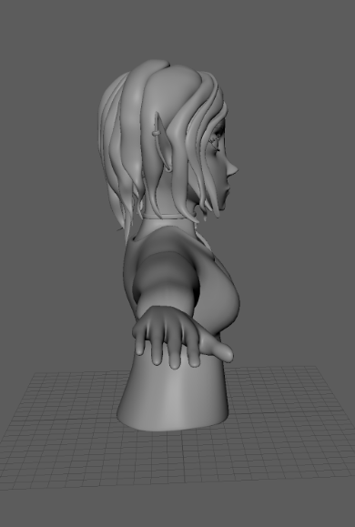 Olive Hart - 3D Model Autodesk Maya 2024