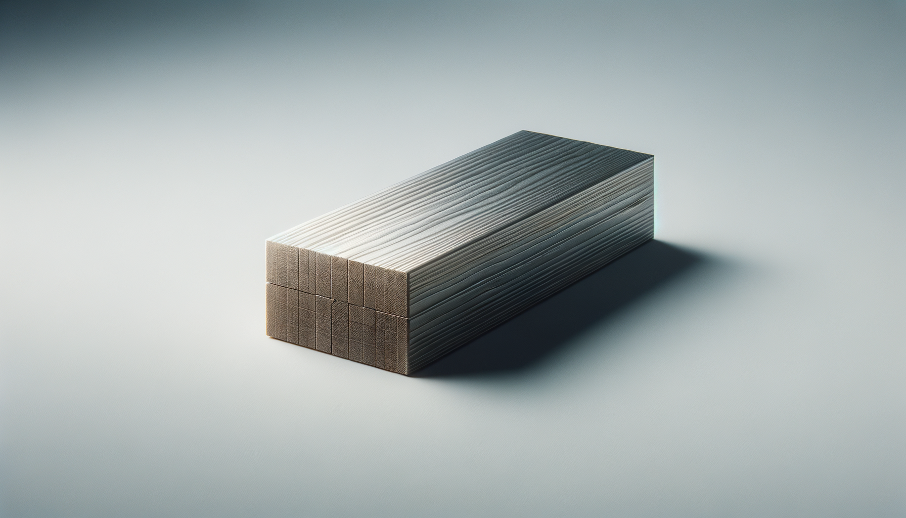 Stack of uniform colored papers or cardstock with textured edges, arranged in a rectangular block, casting a shadow on a plain surface.
