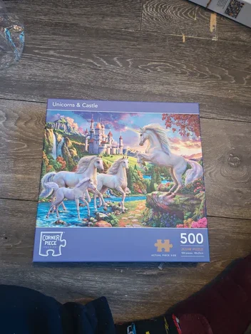 Unicorn and castle 500pcs jigsaw