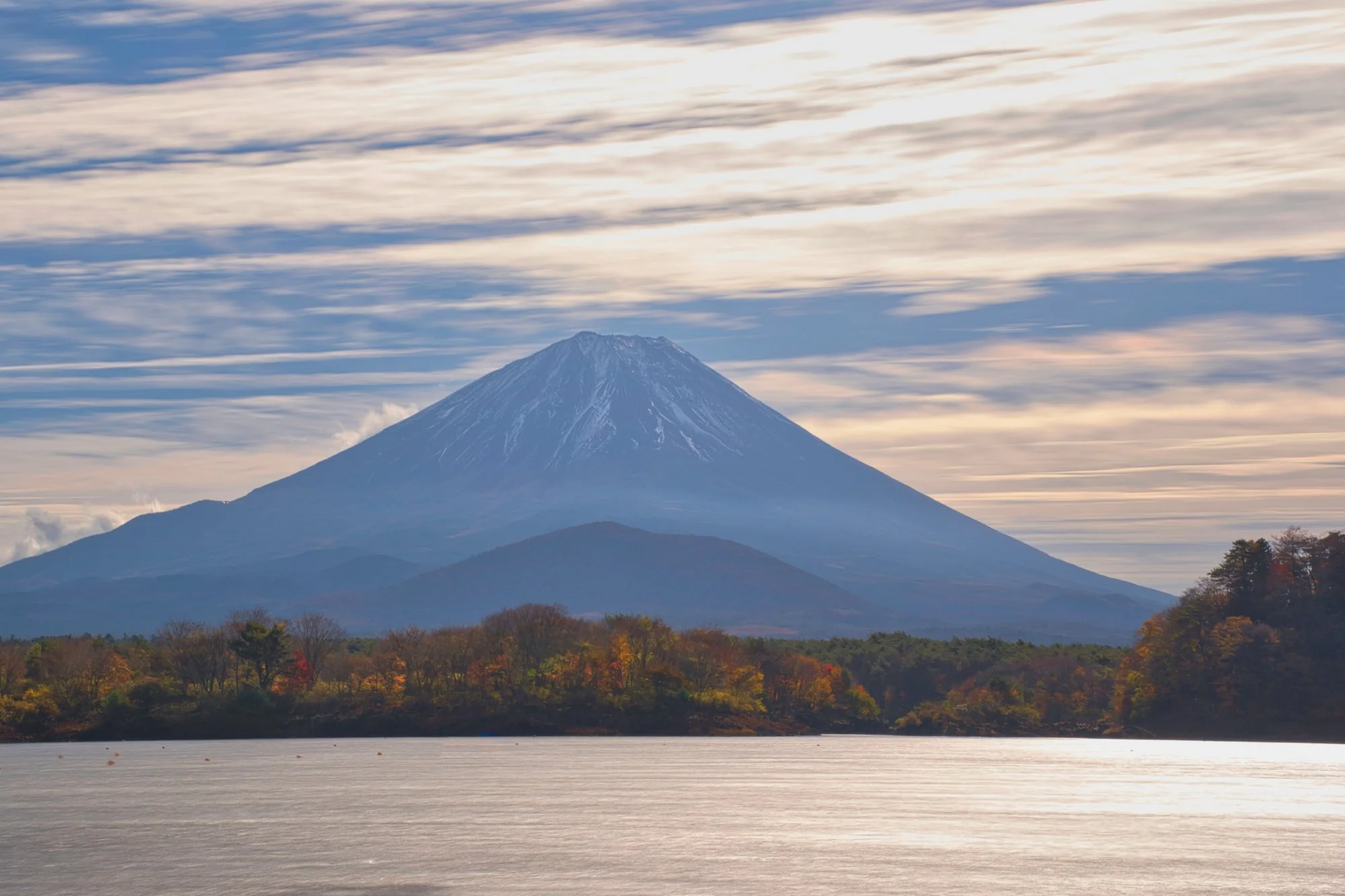 Yamanashi - Fuji over Shojiko