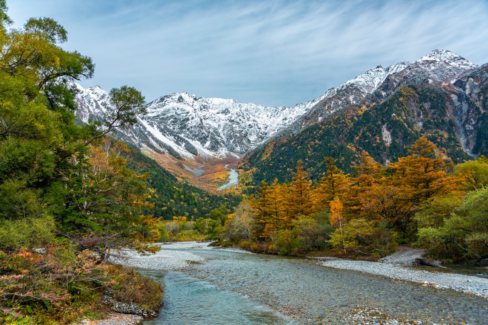 Nagano - Kamikochi looking towards Mt Mae-Hodaka