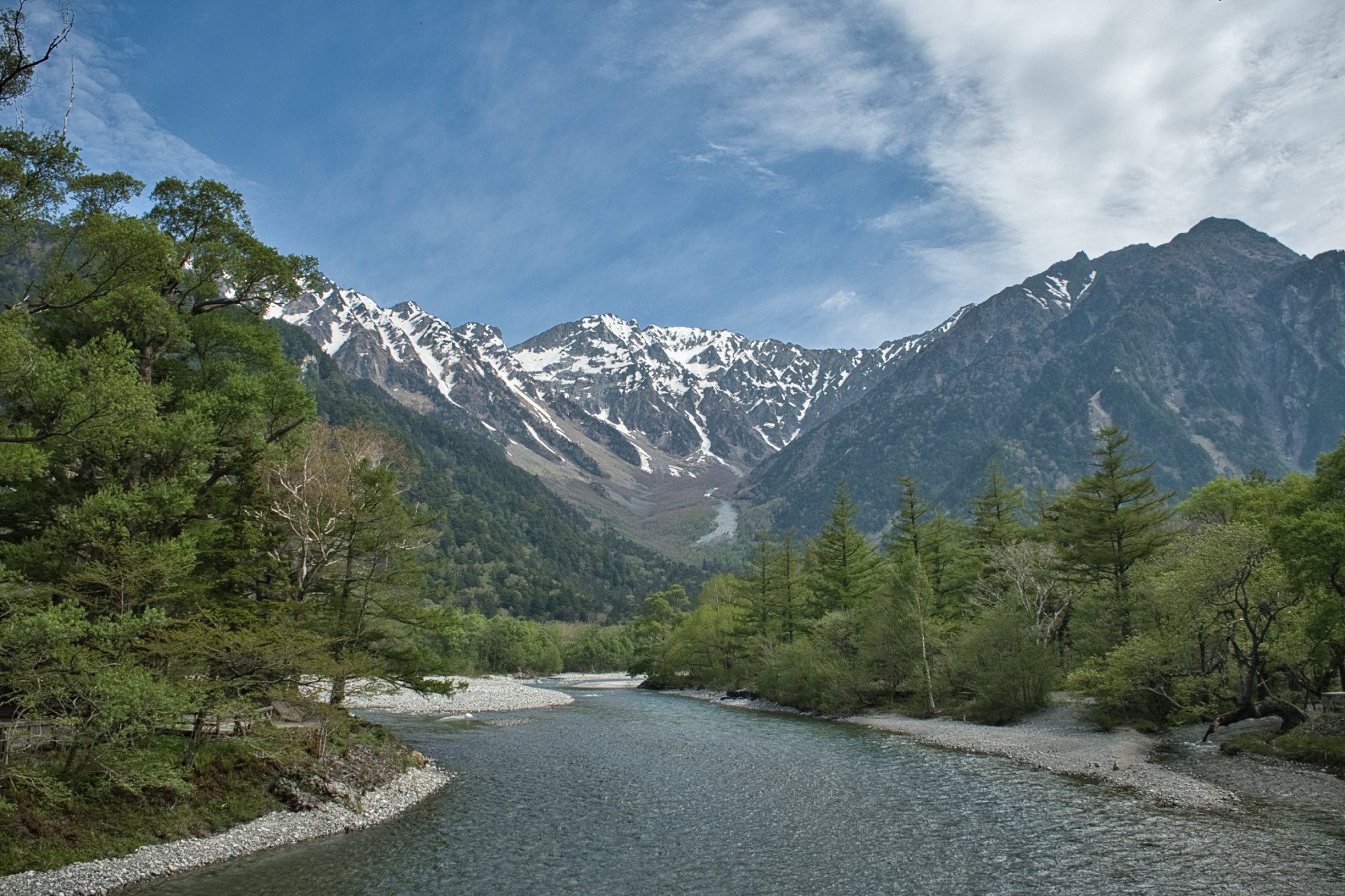 Nagano Kamikochi in late Spring
