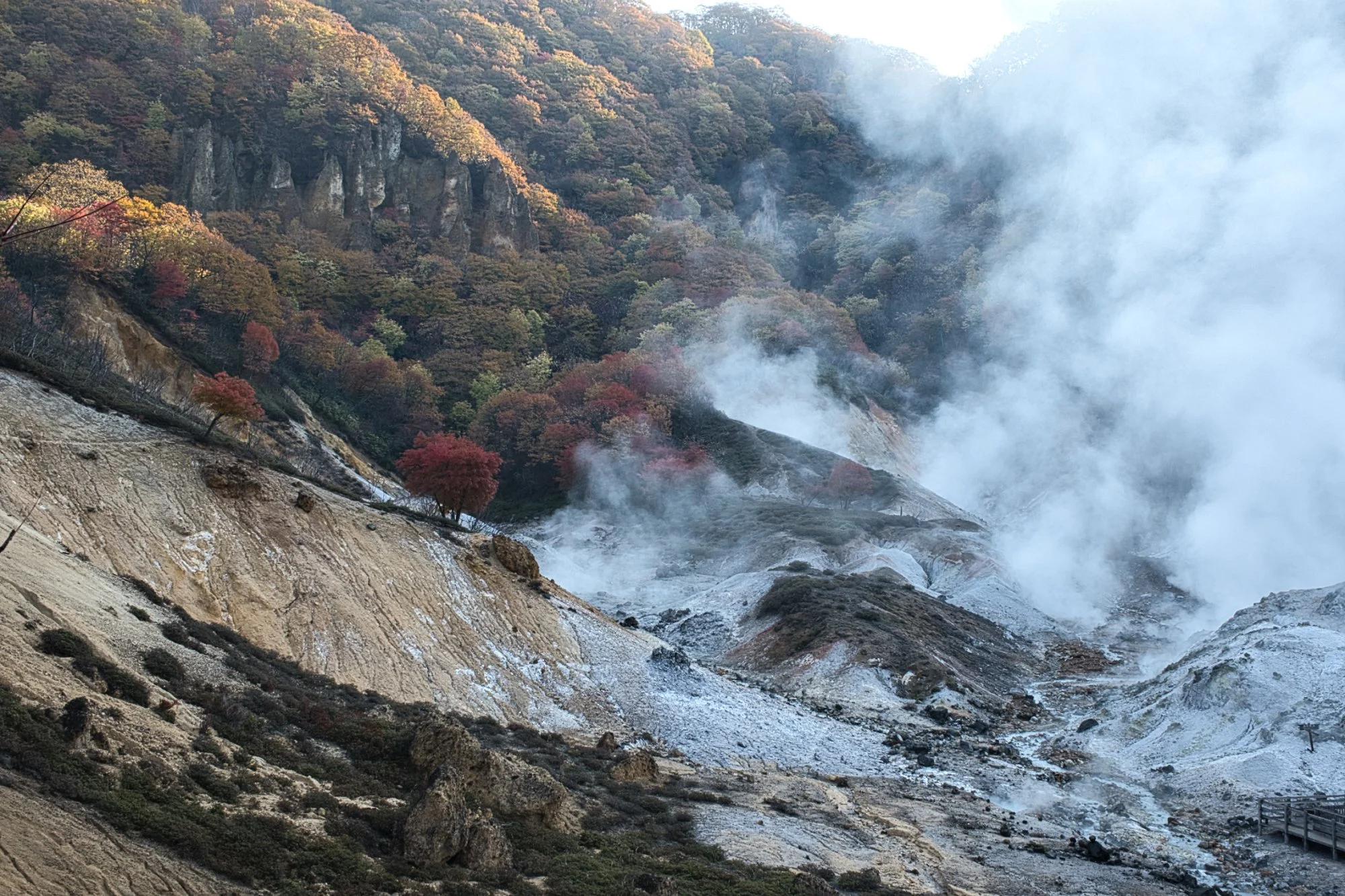 Hokkaido - Noboribetsu Jigokudani Valley 
