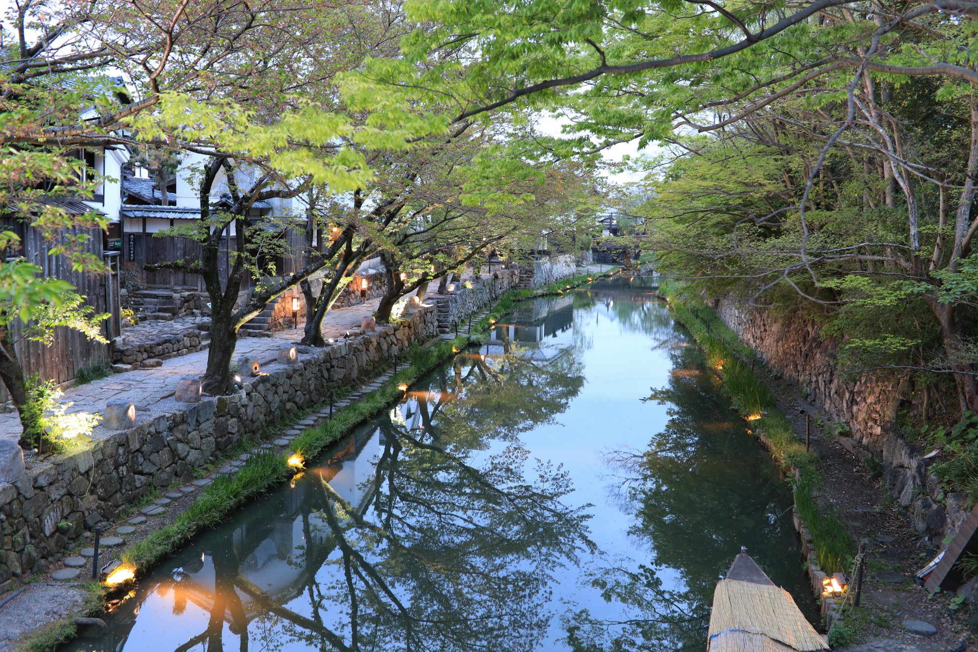 Shiga - Hachiman-bori moat