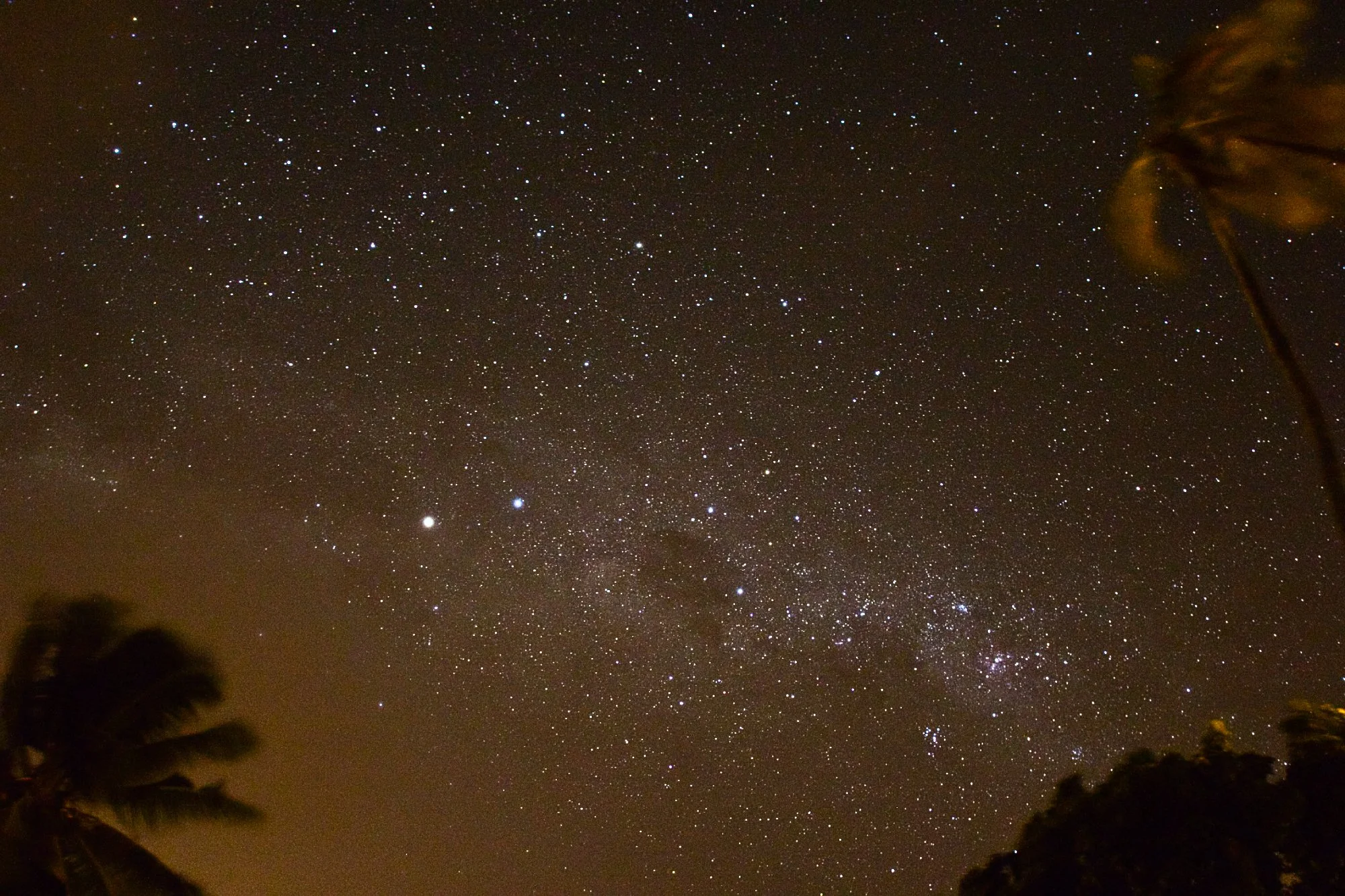 Diego Garcia night sky
