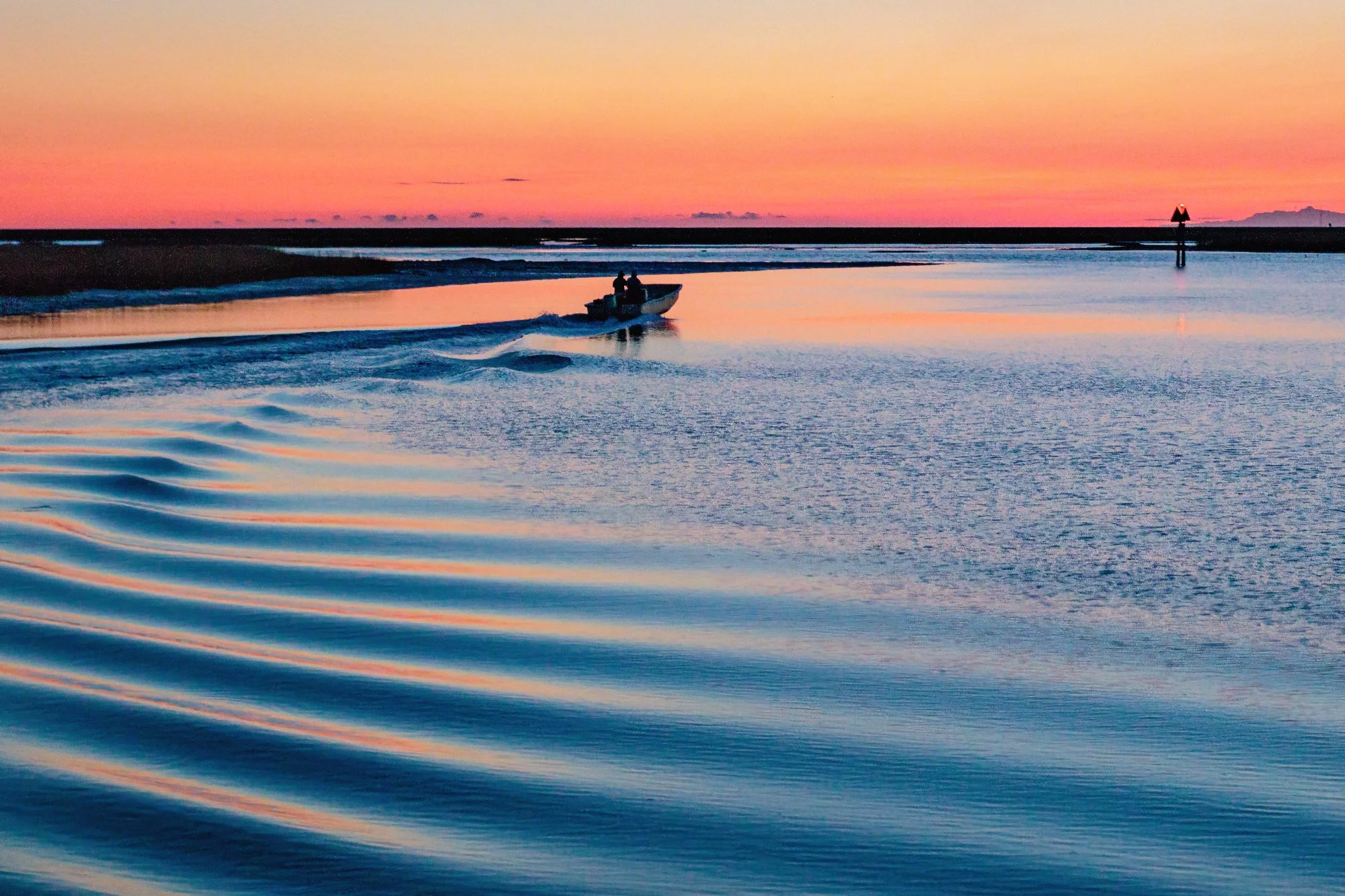 Heading out at sunrise, Oyster Va