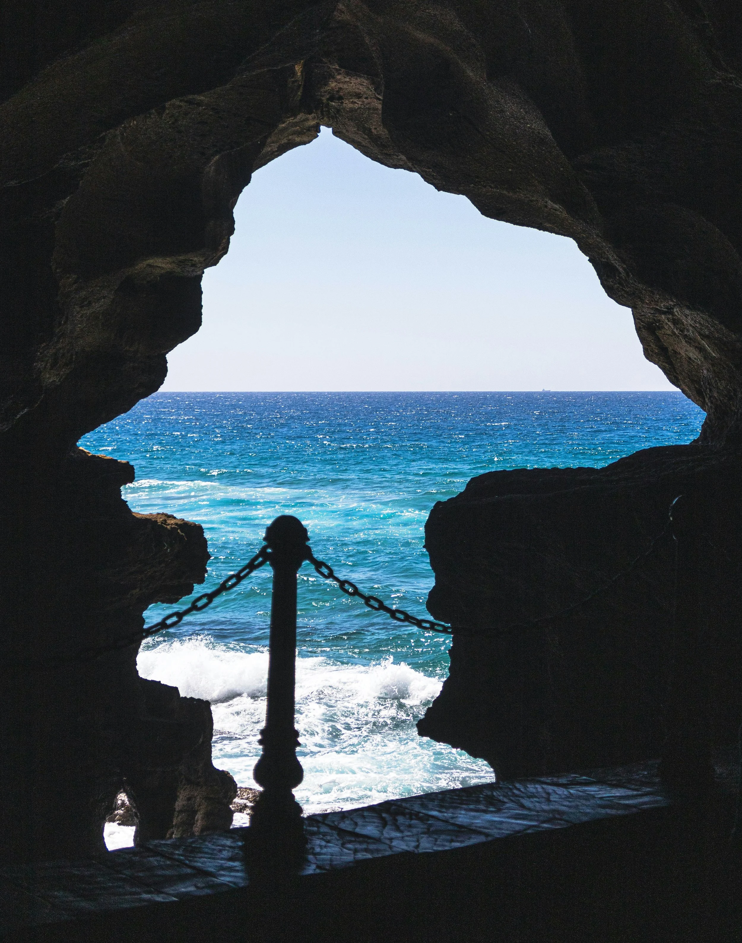 Morocco Vistas | Moorish & Andalusian Heritage — Cave of Hercules ocean view, Tangier