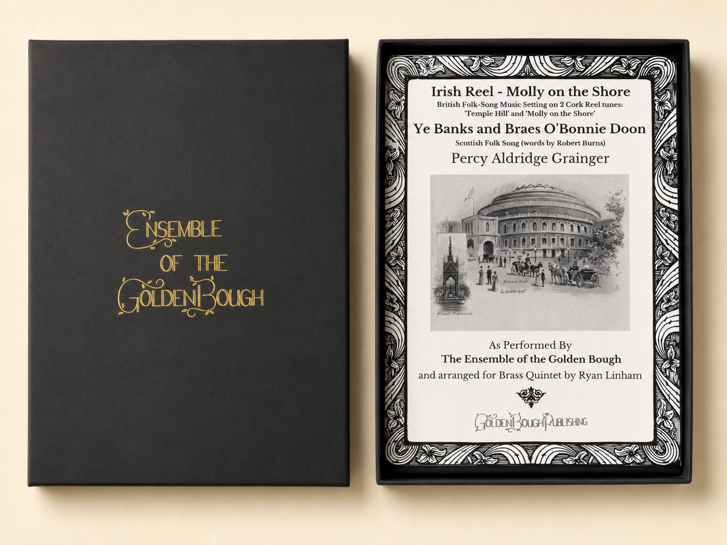 Irish Reel: Molly on the Shore / Ye Banks and Braes O’Bonnie Doon for Brass Quintet - Printed Edition