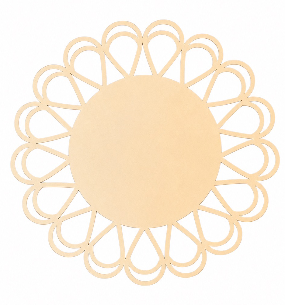 Bajoplato Natura Beige (Pack de 12)