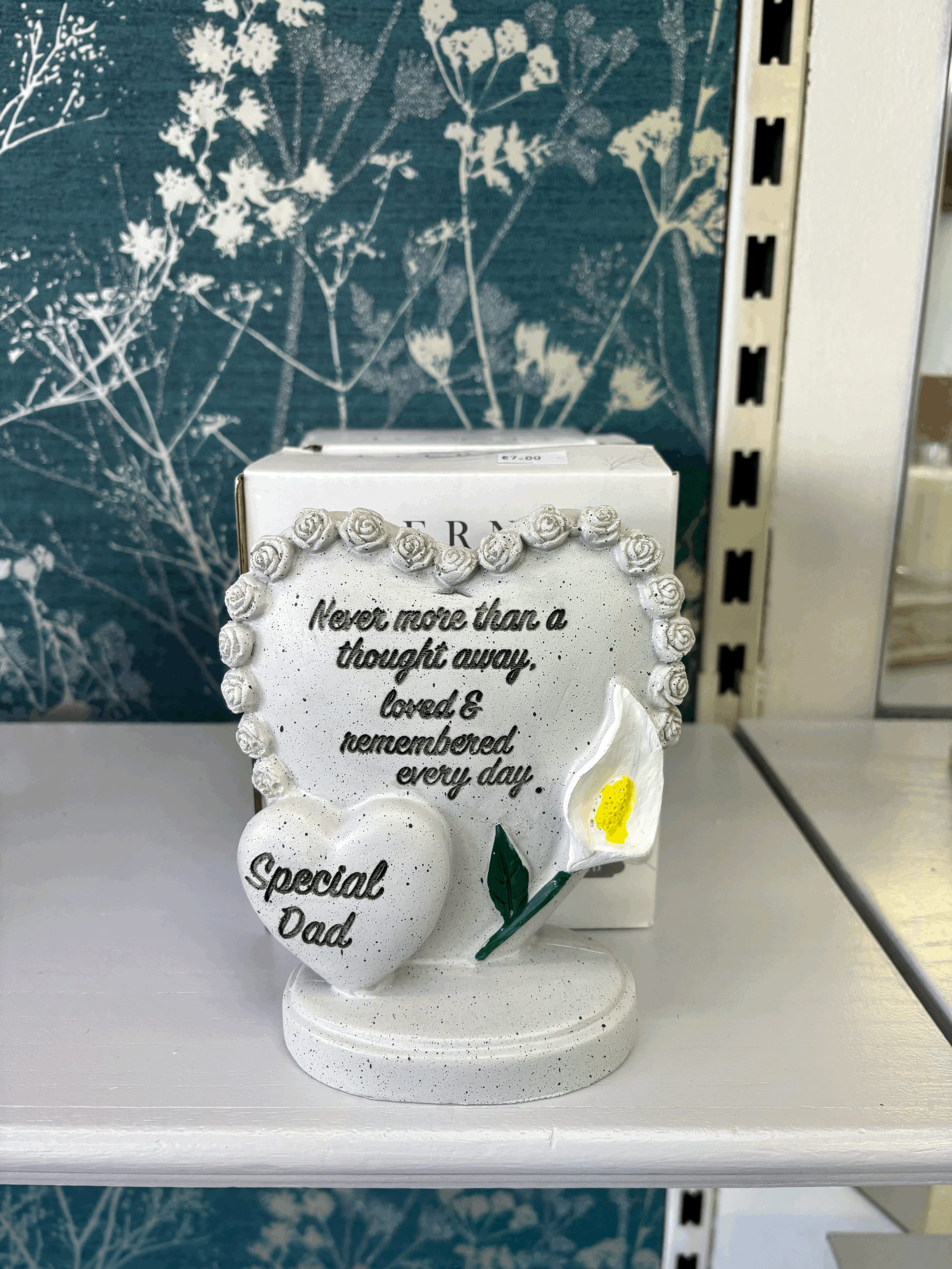 Special Dad Double Heart Grave Memorial