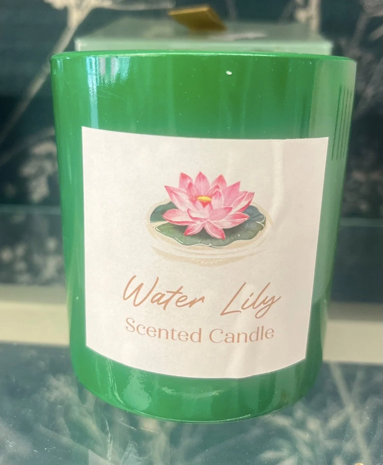 Water Lily Scented Candle