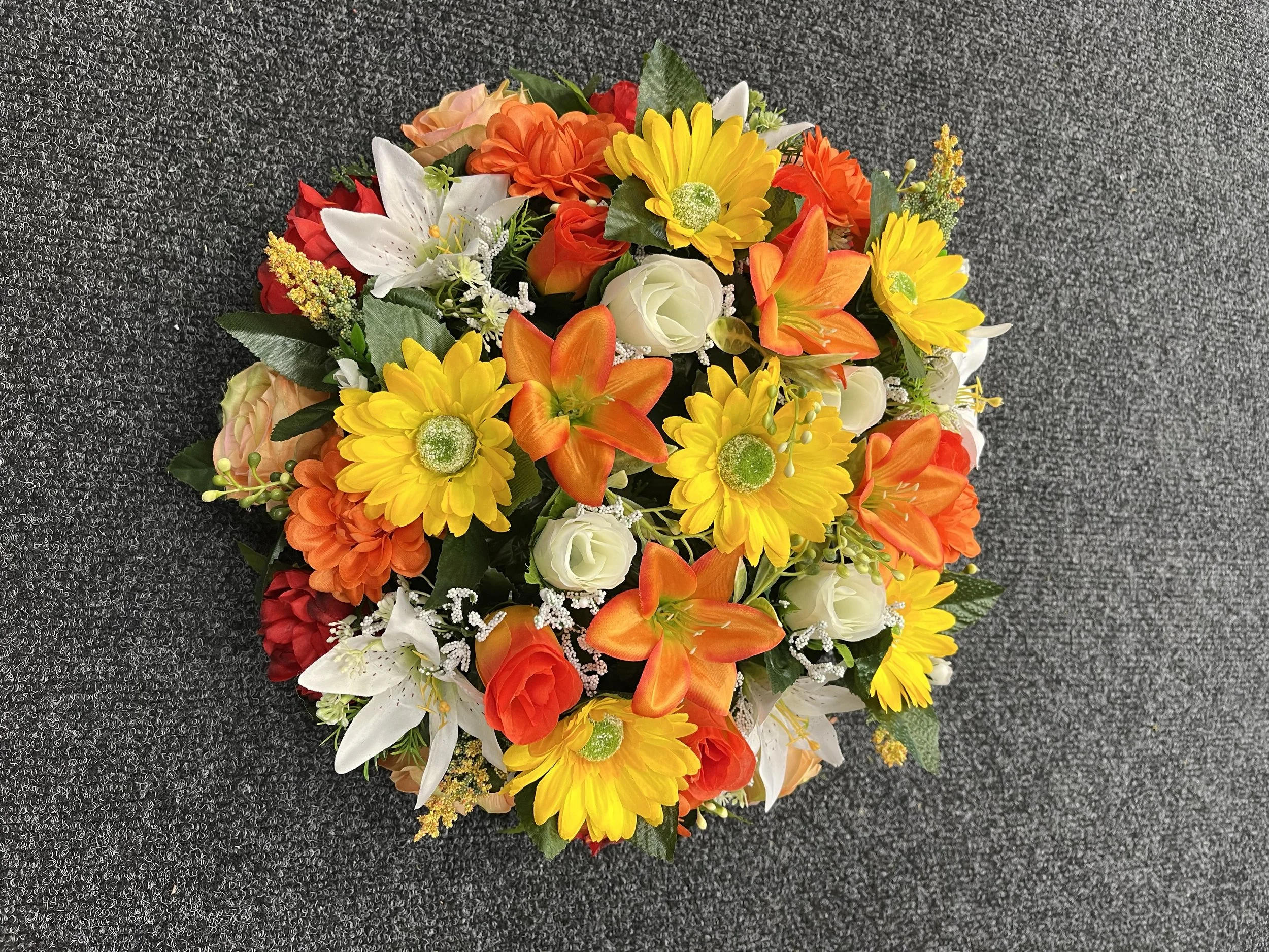 Vibrant Artificial Flower wreath