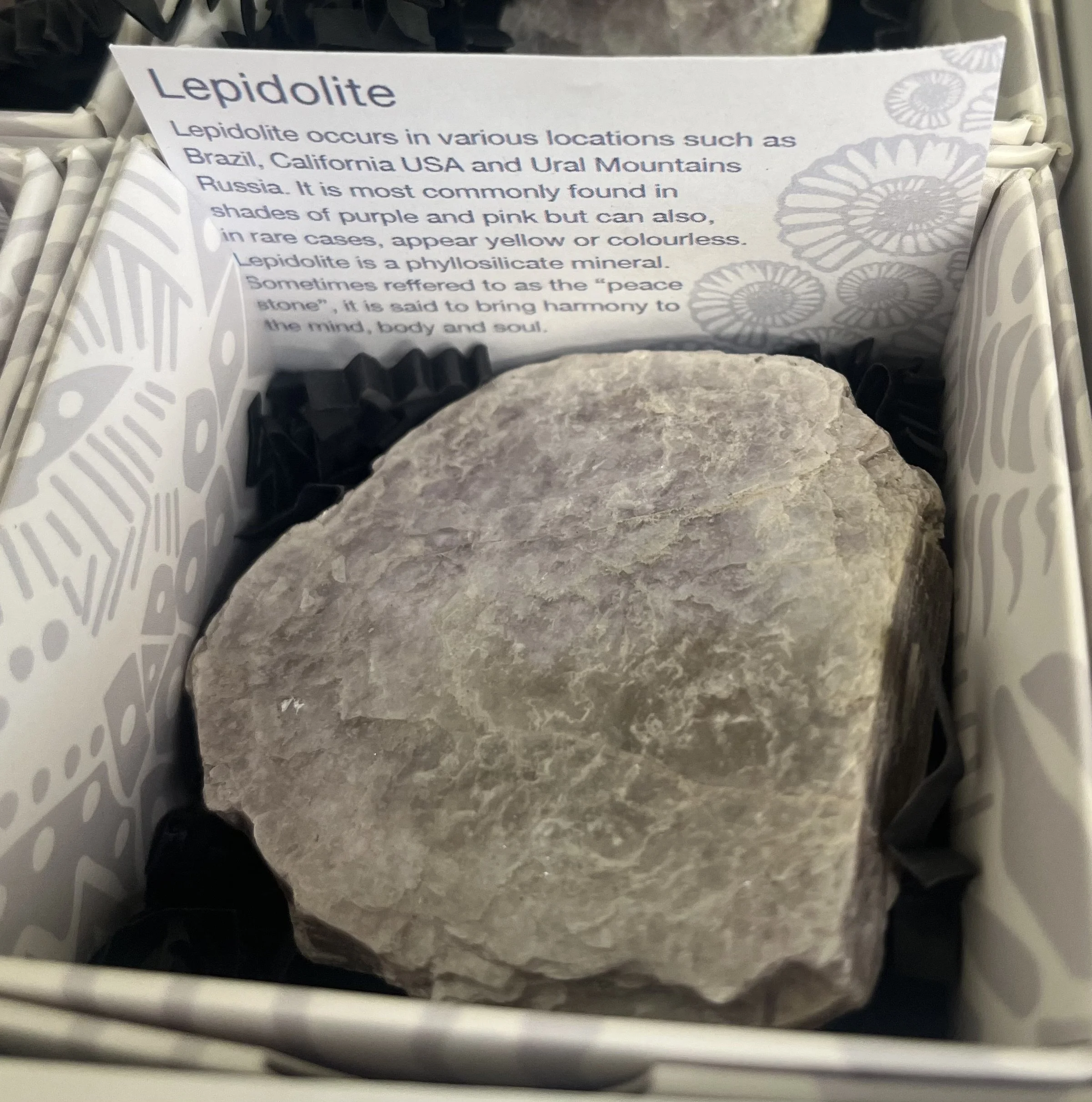 Lepidolite Peace Stone