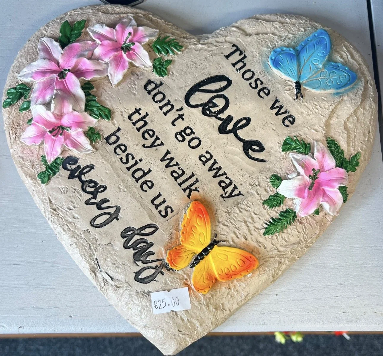 Heart Butterfly Stepping Stone