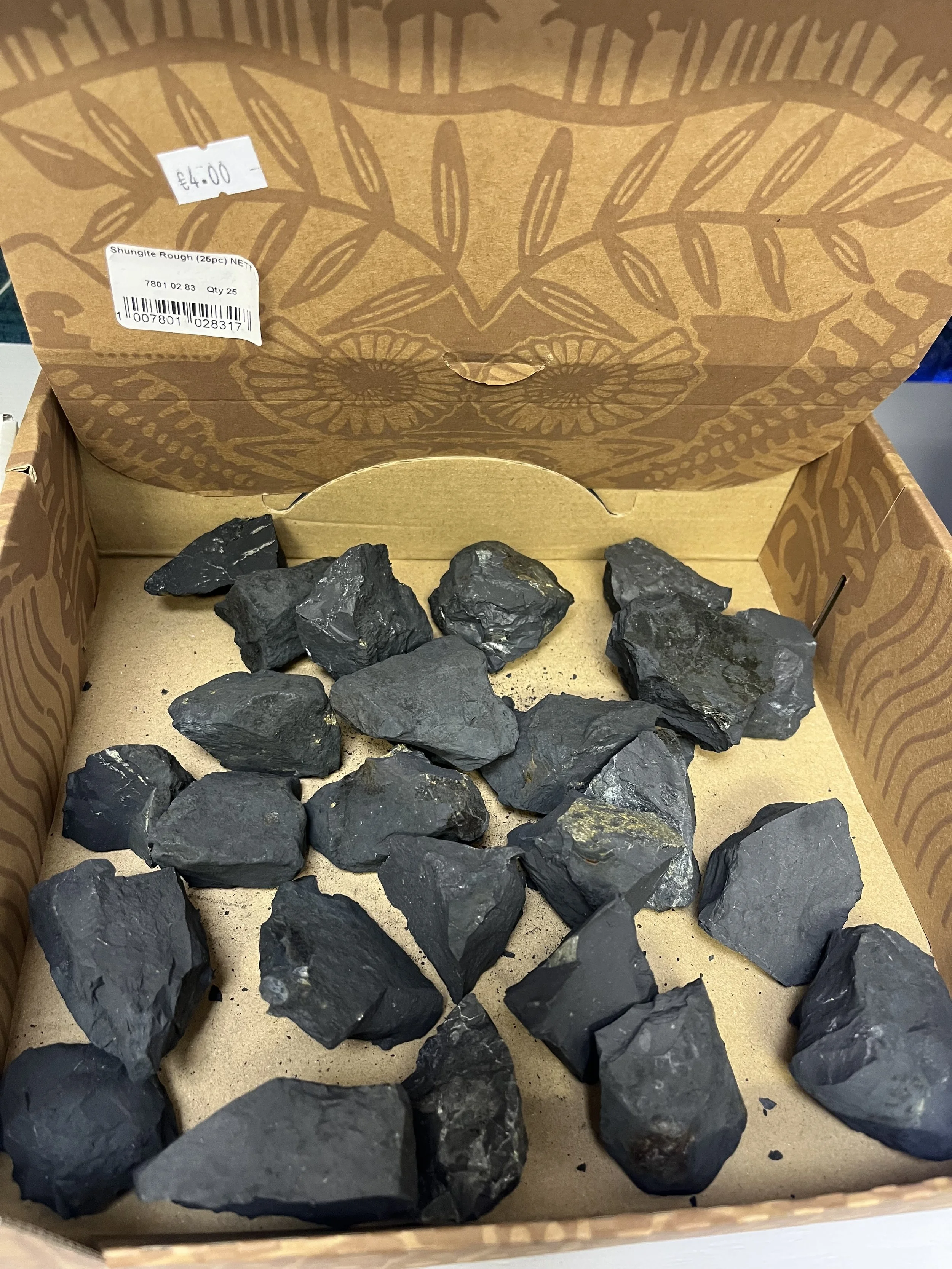 Authentic Rough Shungite Set - 25 Pieces