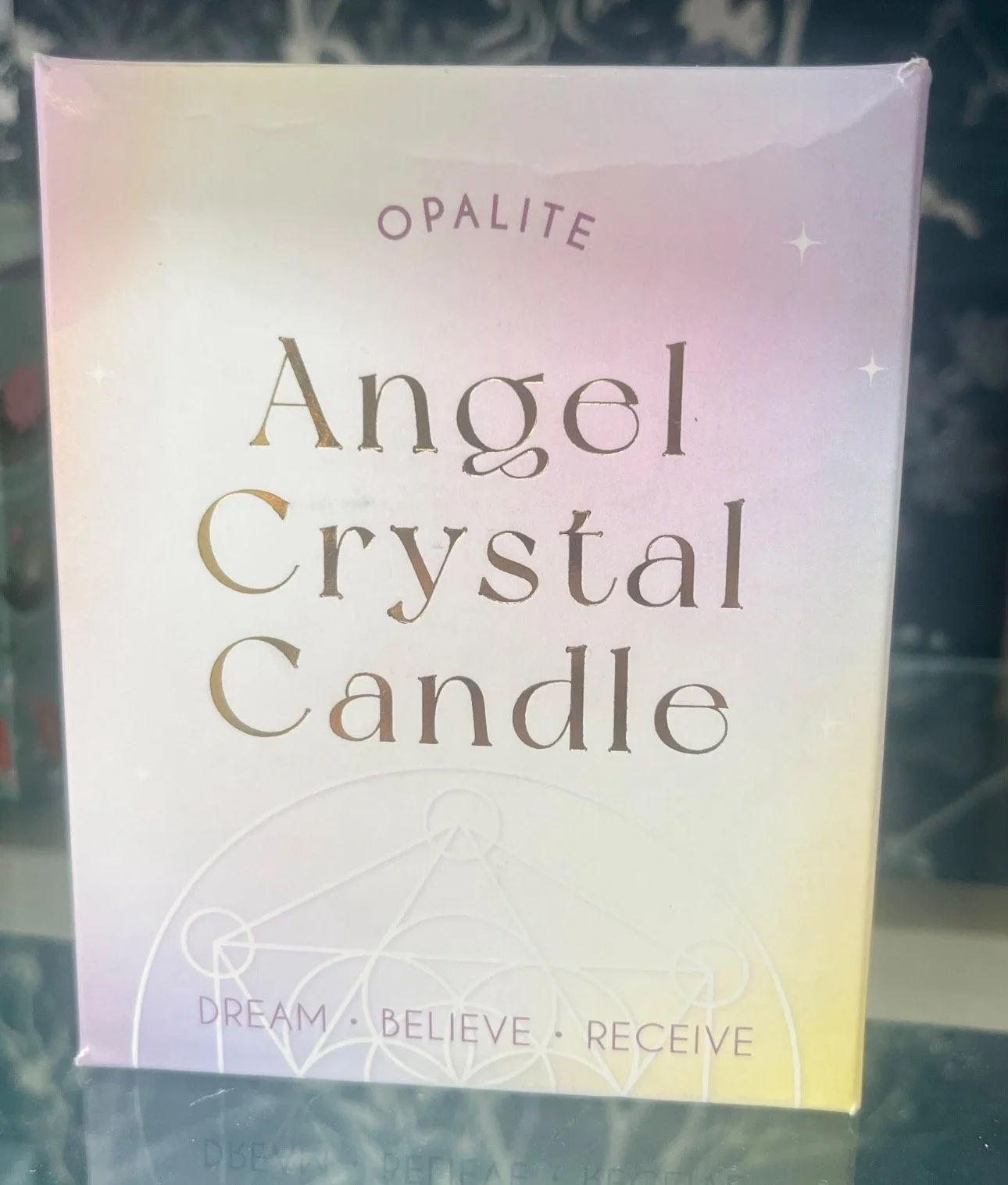Angel Crystal Candle