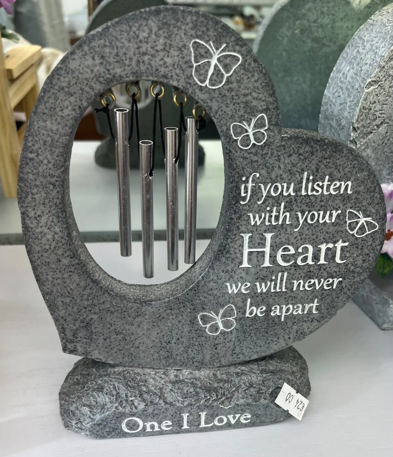 Windchime Heart Plaque