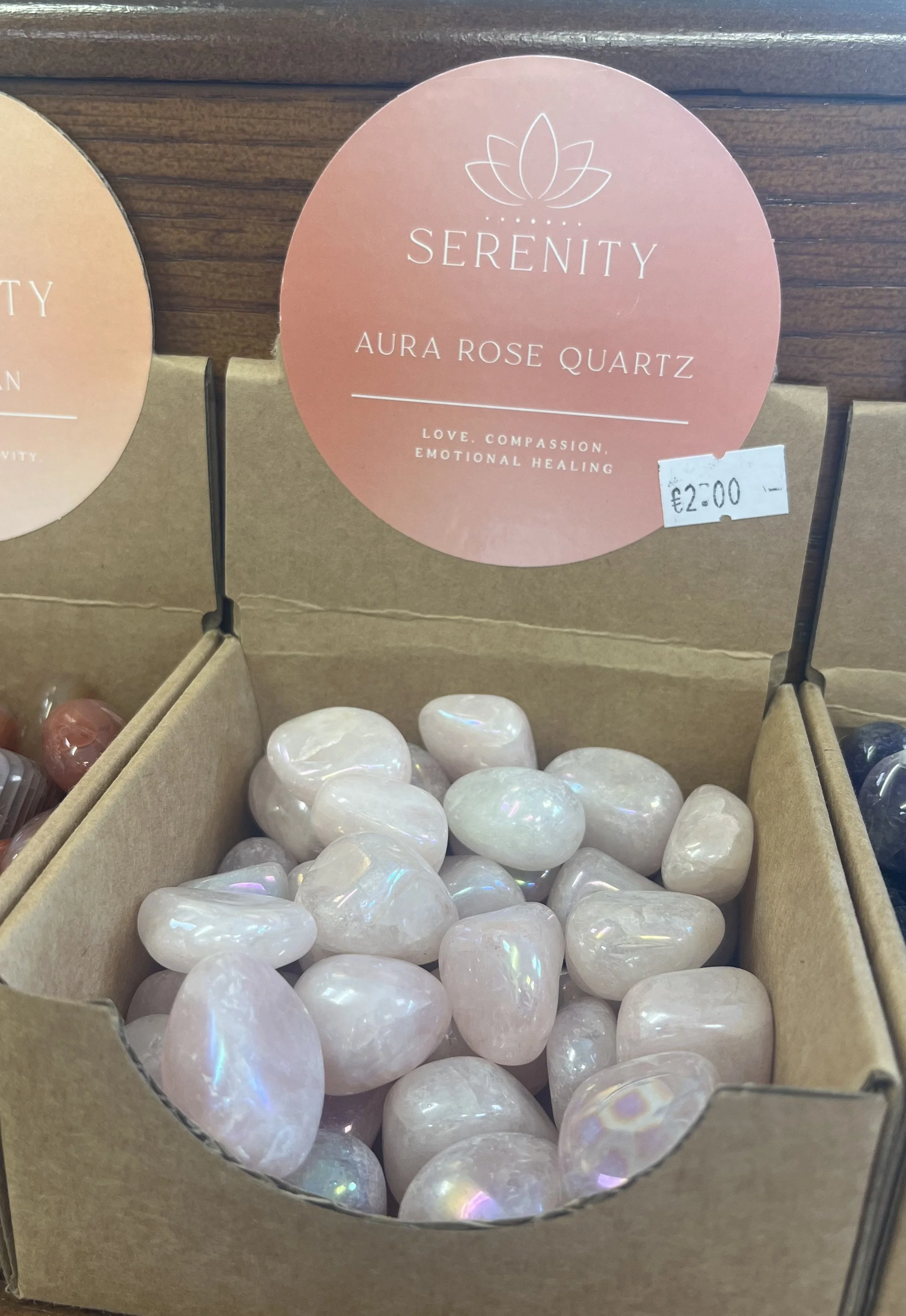 Aura Rose Quartz Stones