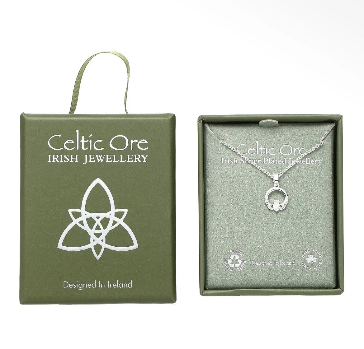 Celtic Ore Silver-Plated Necklace