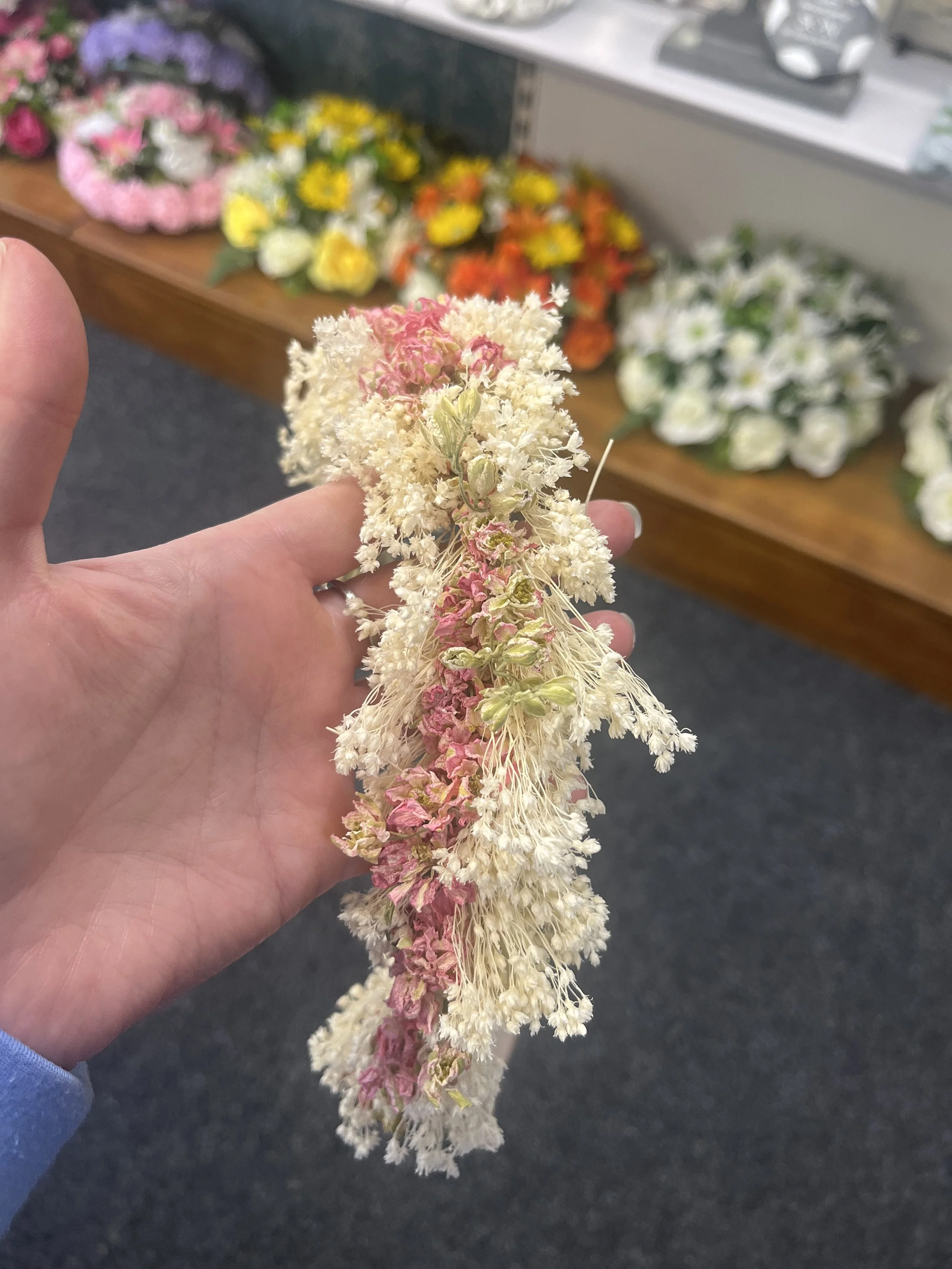 Handmade Dried Flower Headpiece