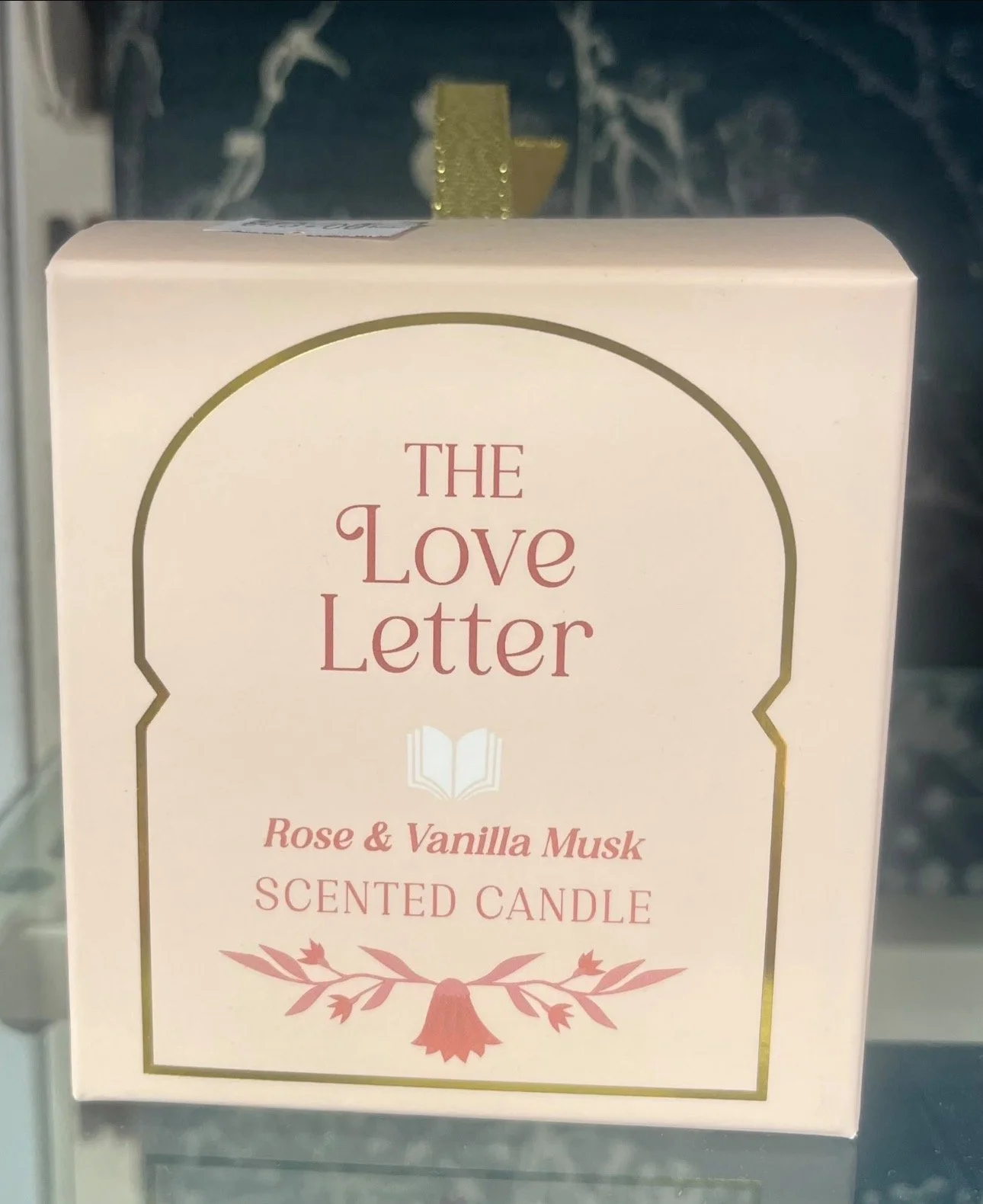 The Love Letter Rose & Vanilla Scented Candle