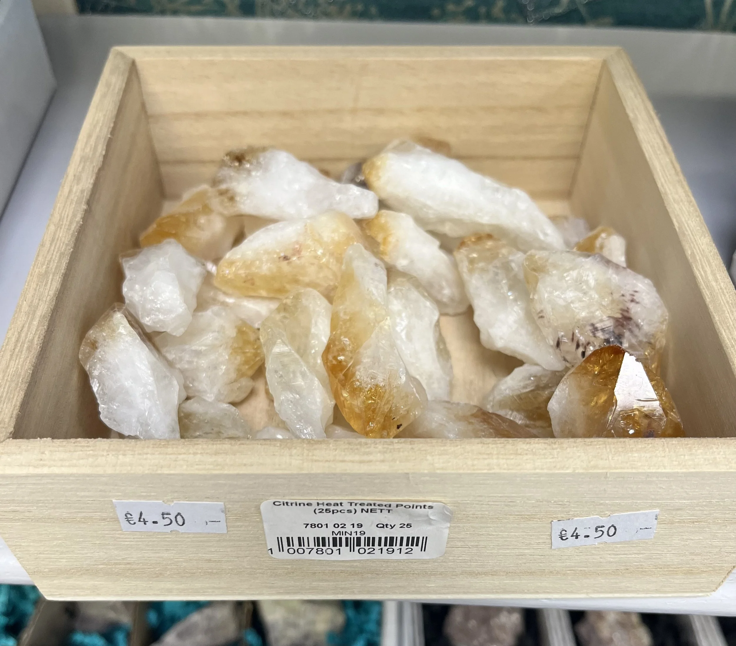 Citrine Heat Treated Points