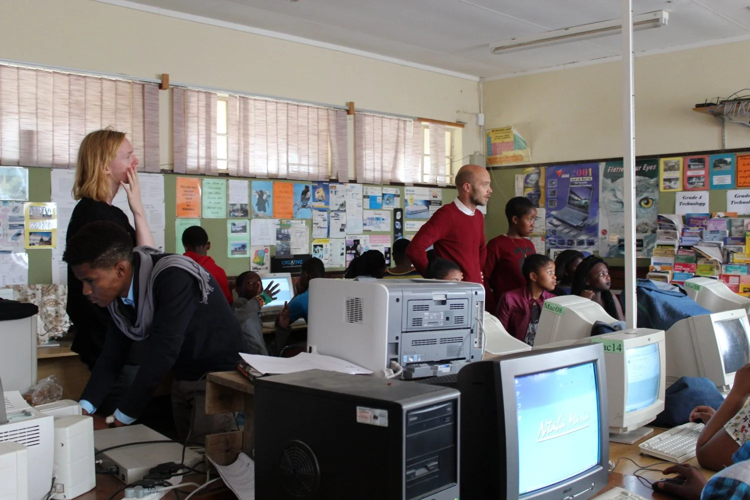 Our working environment - the school computer labs!