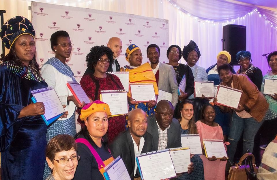 Recognition for awarenet at Rhodes Community Engagement Awards 2018!