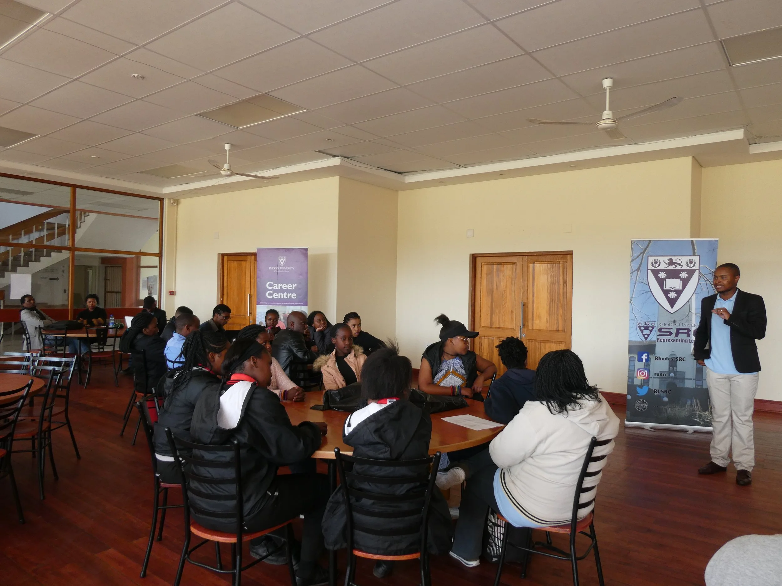 Awarenet learners at the Rhodes Career Day