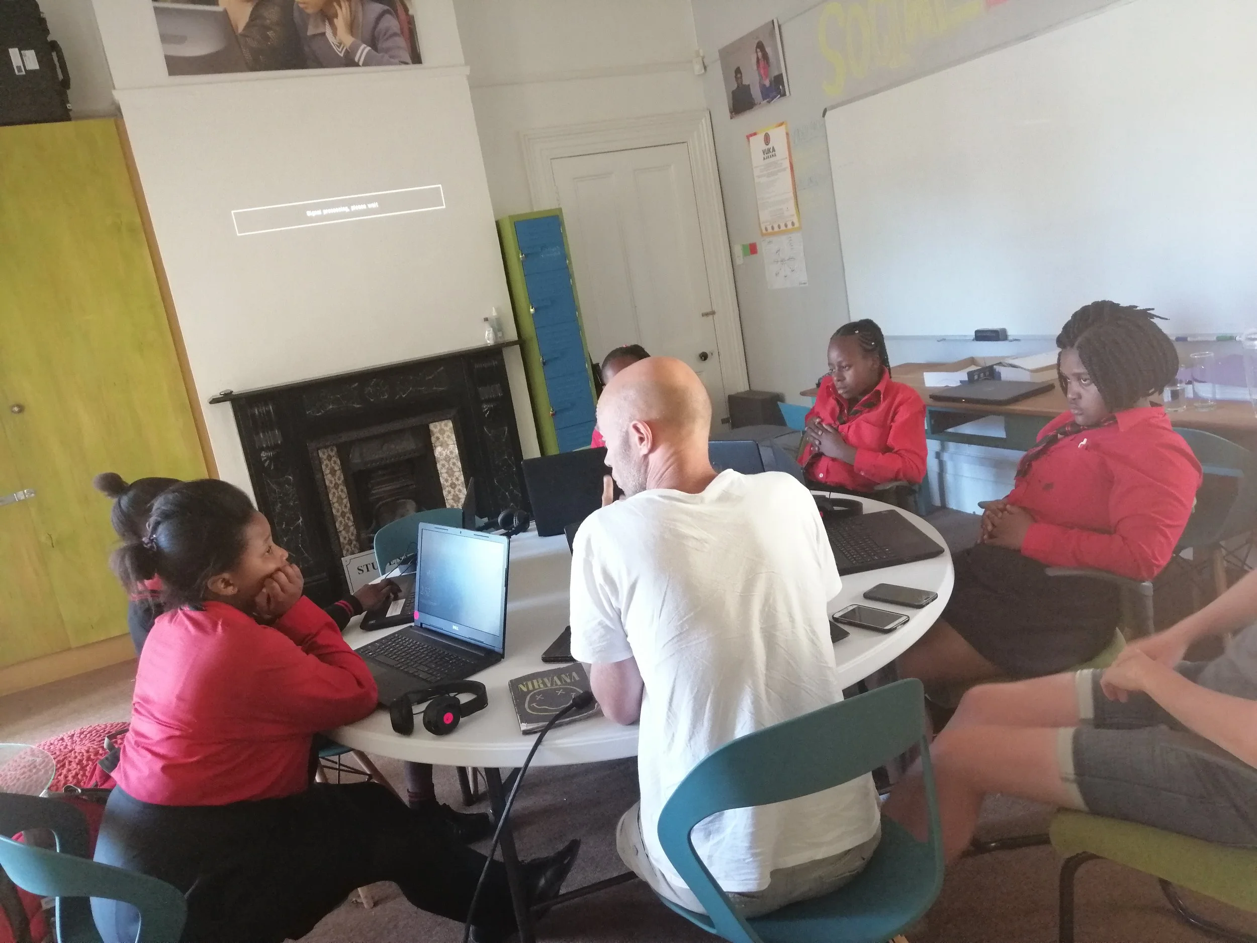 Core group students review their year with awarenet