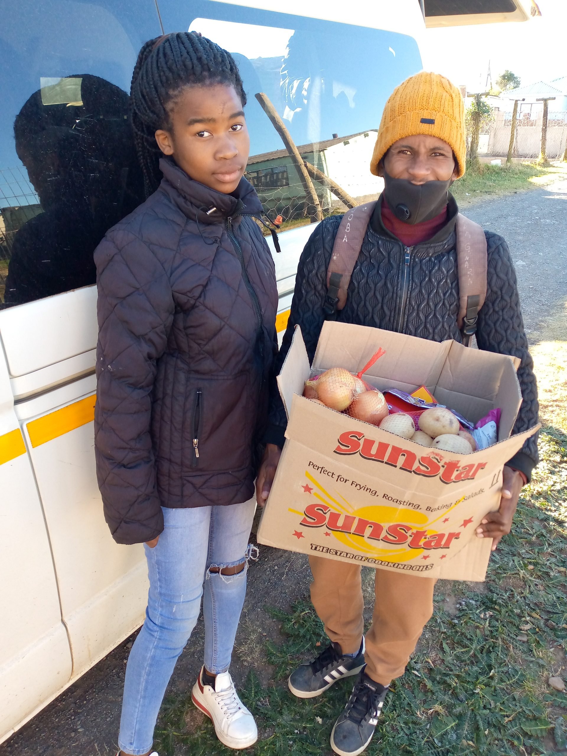 Covid-relief food parcels 2021