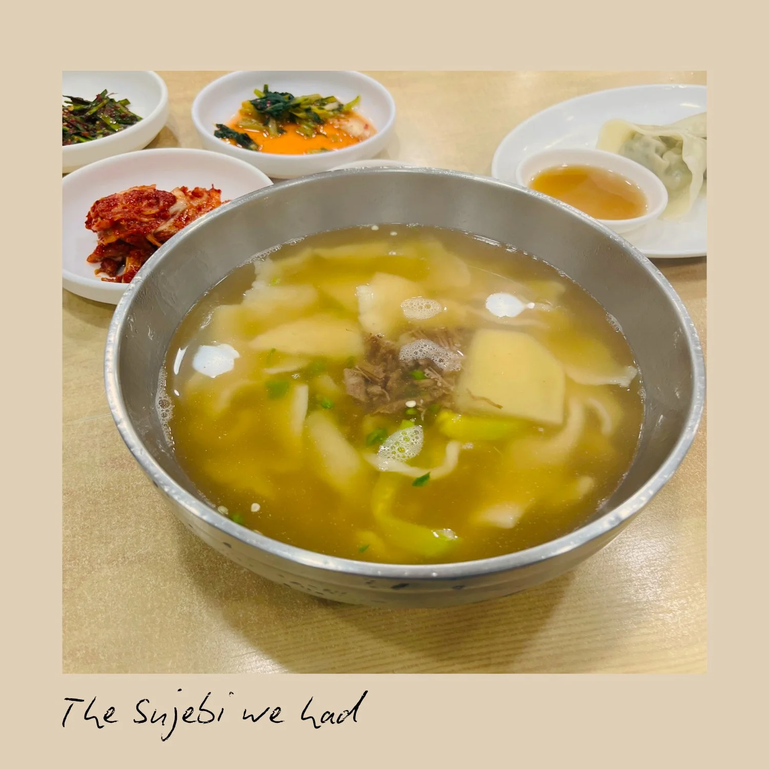 The mandu here must be good