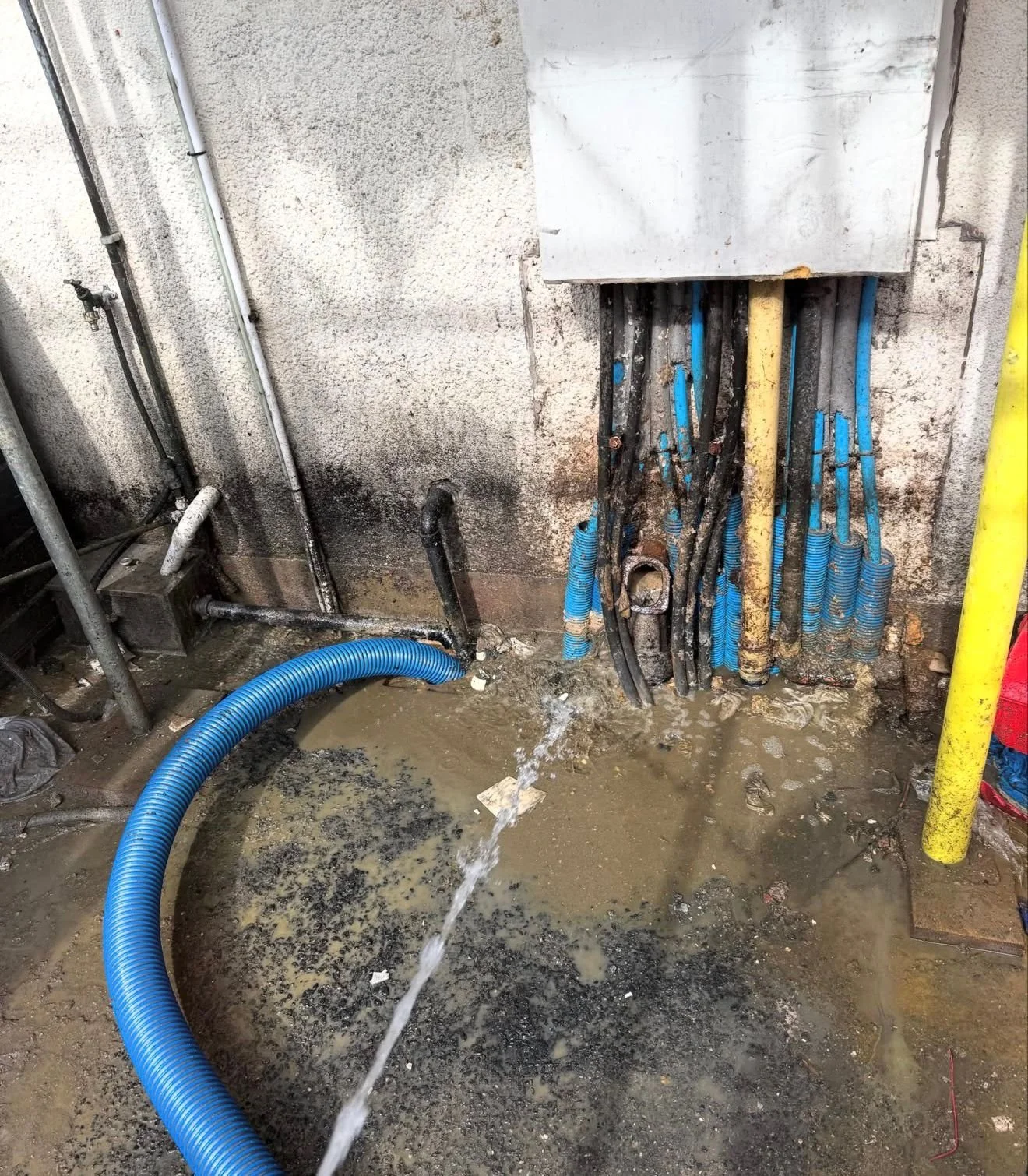Drainage Using Vacum Tank