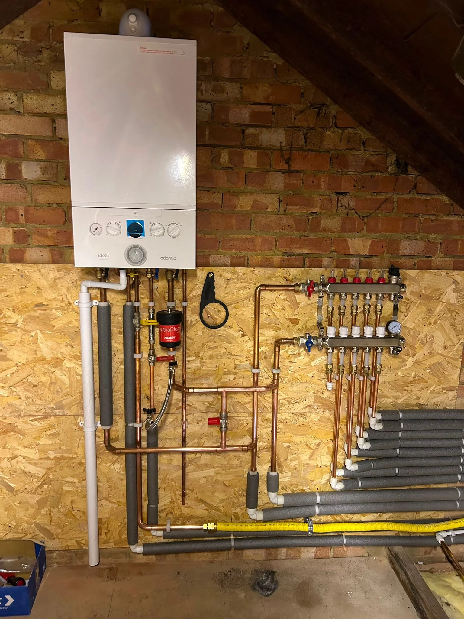 Residential Boiler and Underfloor Heating Installation 
