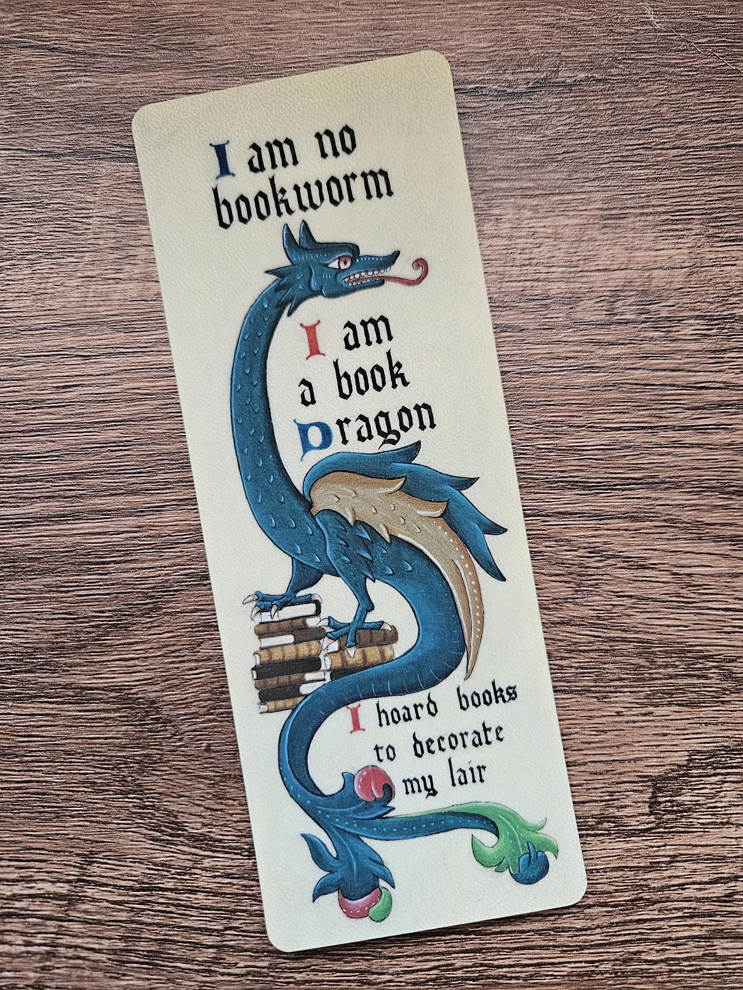 marque-page "Book dragon"