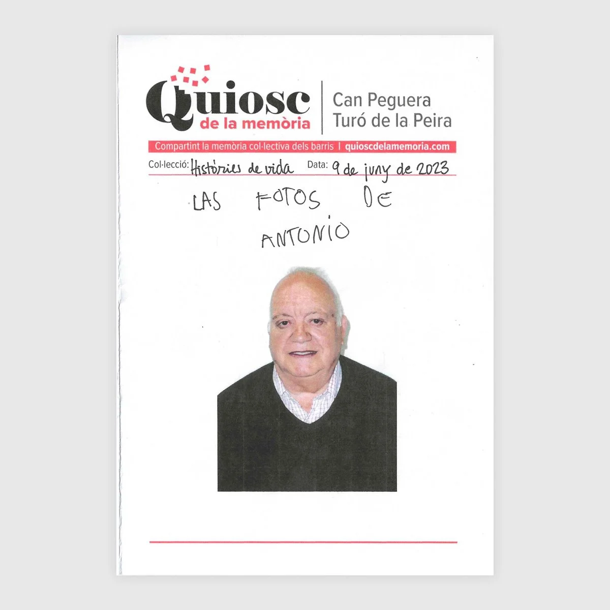 Història de vida: Antonio