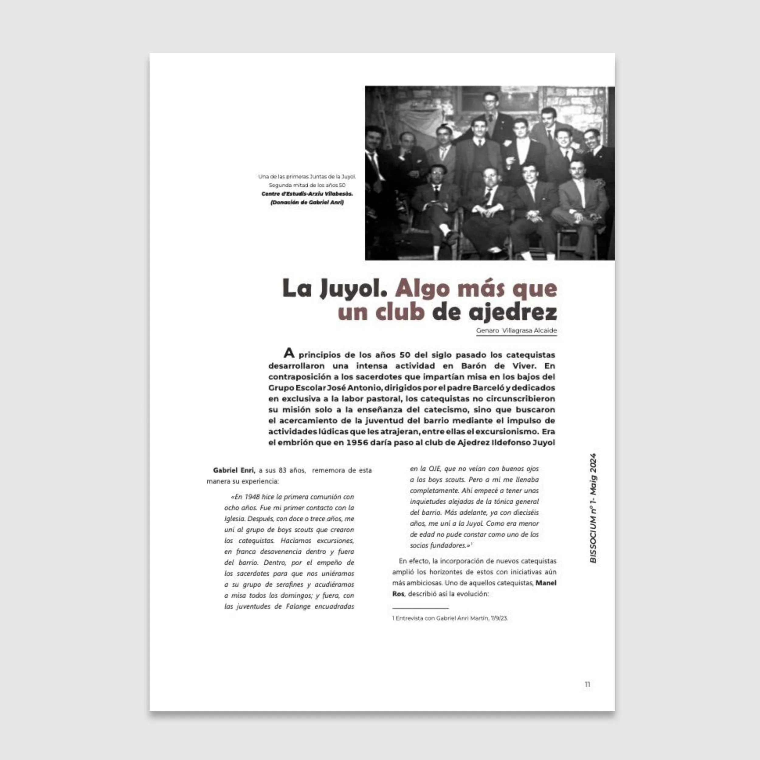 La Juyol, alguna cosa més que un club d’escacs - Bissocium 2024