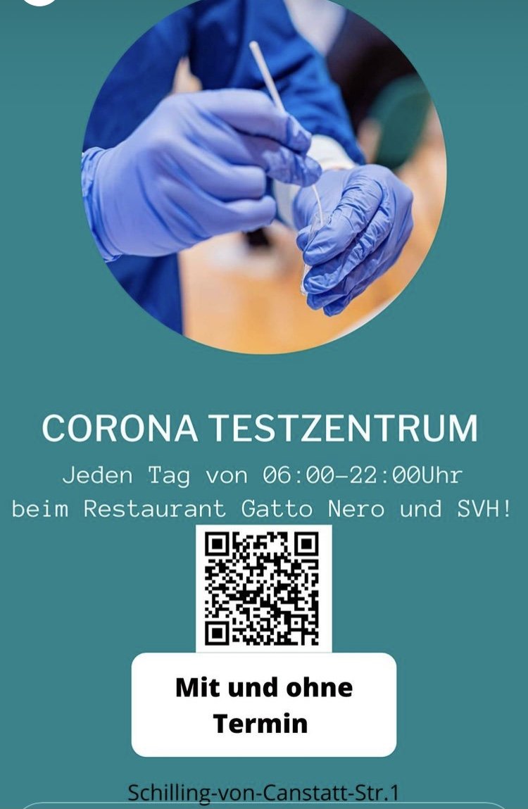 Corona Testzentrum - jetzt bei uns