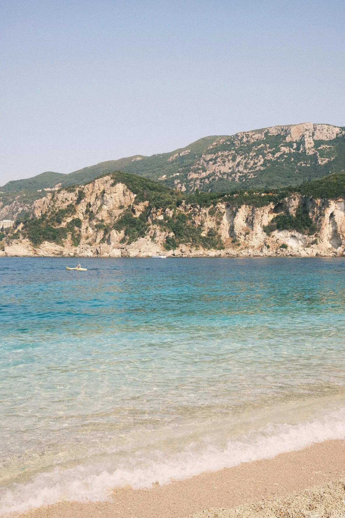 Beach in Corfu Greece