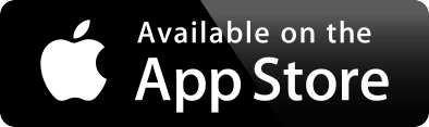 Apple-logo og tekst som sier 'Available on the App Store'.