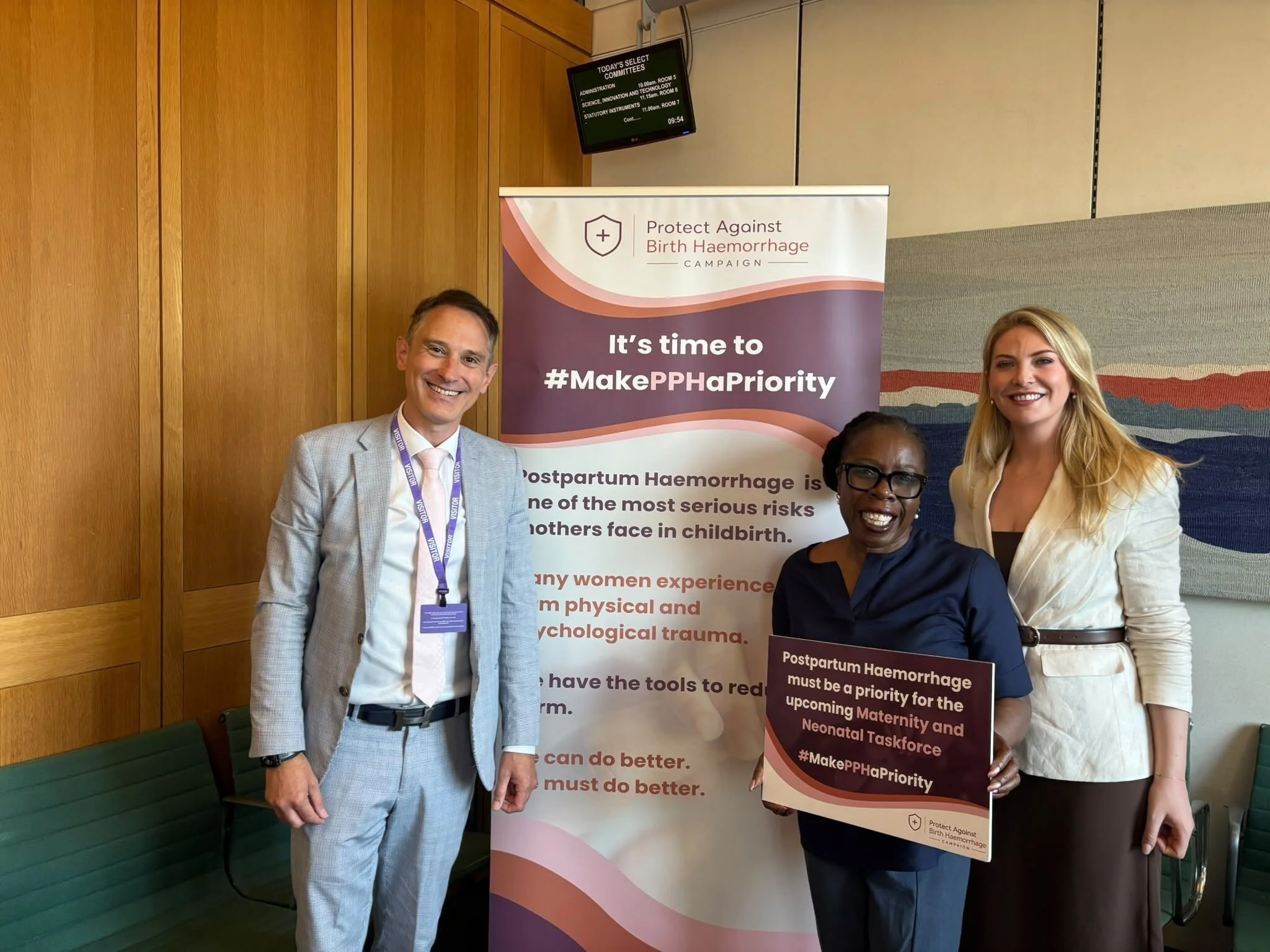 Protect Against Birth Haemorrhage Campaign launches in Parliament
