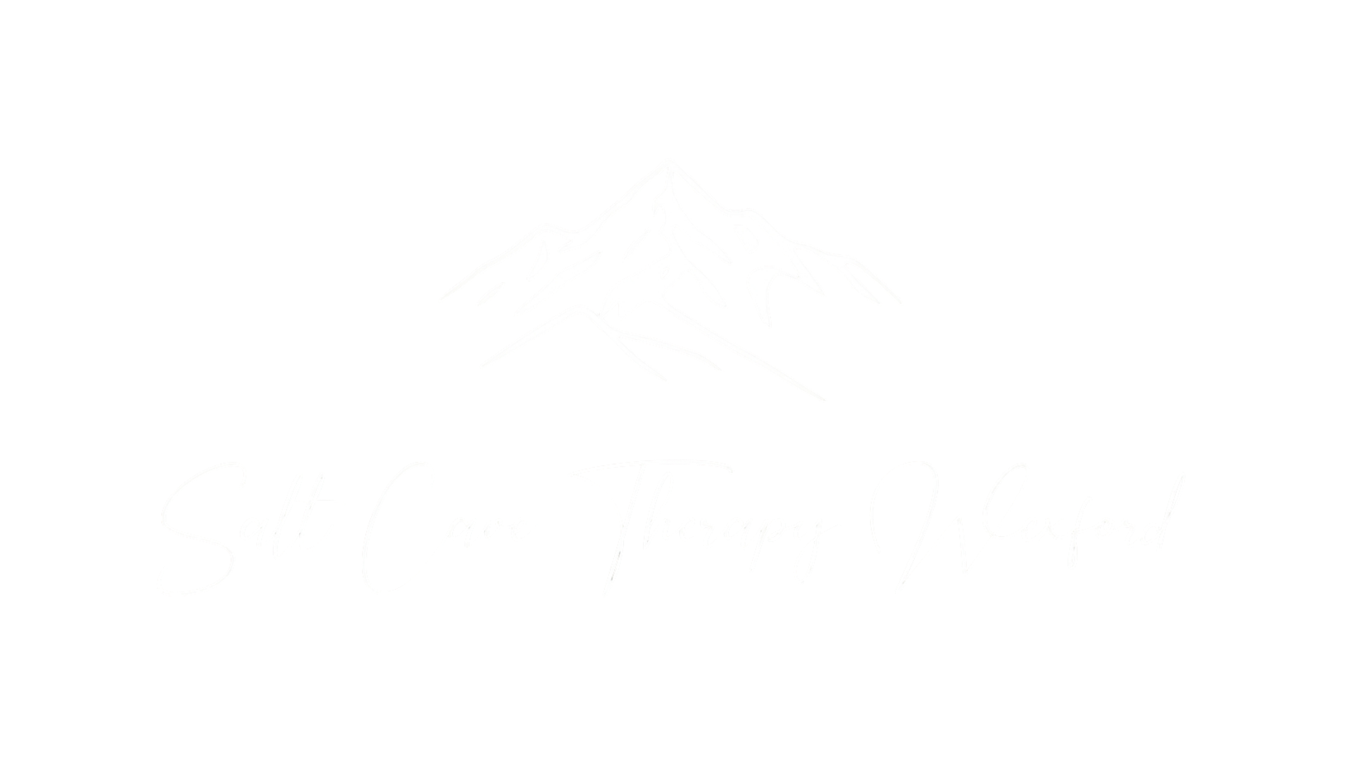 Logo for Salt Cave Therapy in Wexford featuring a stylized mountain illustration and cursive text.