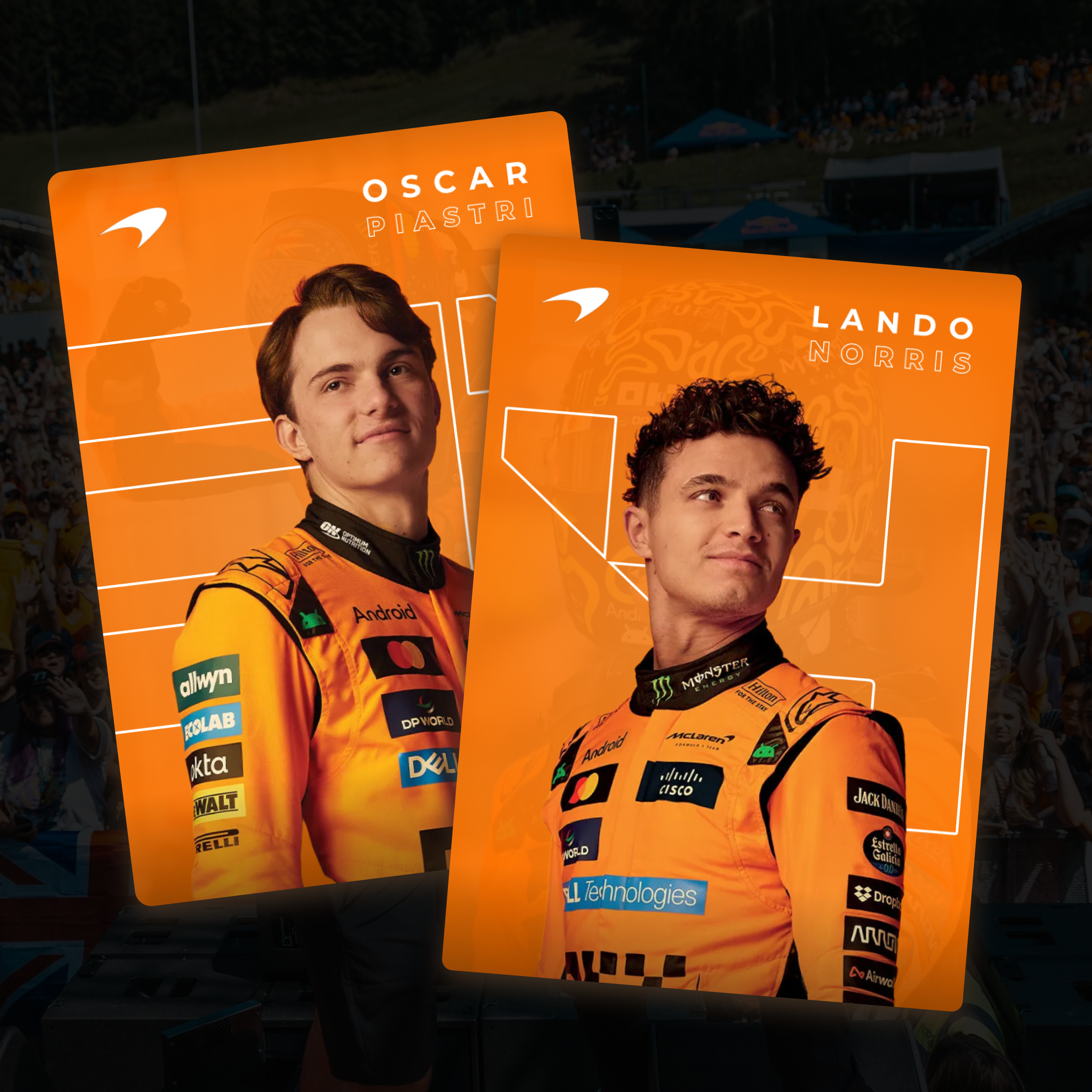 McLaren F1 Driver Cards