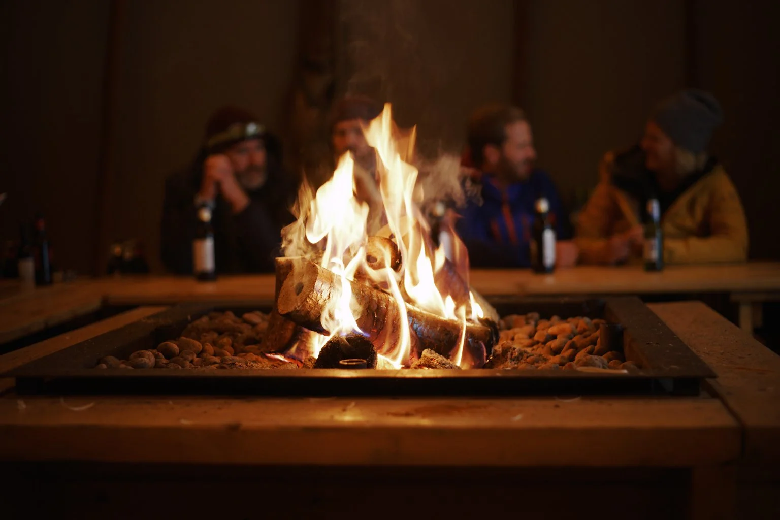 Inspiring talks around the campfire