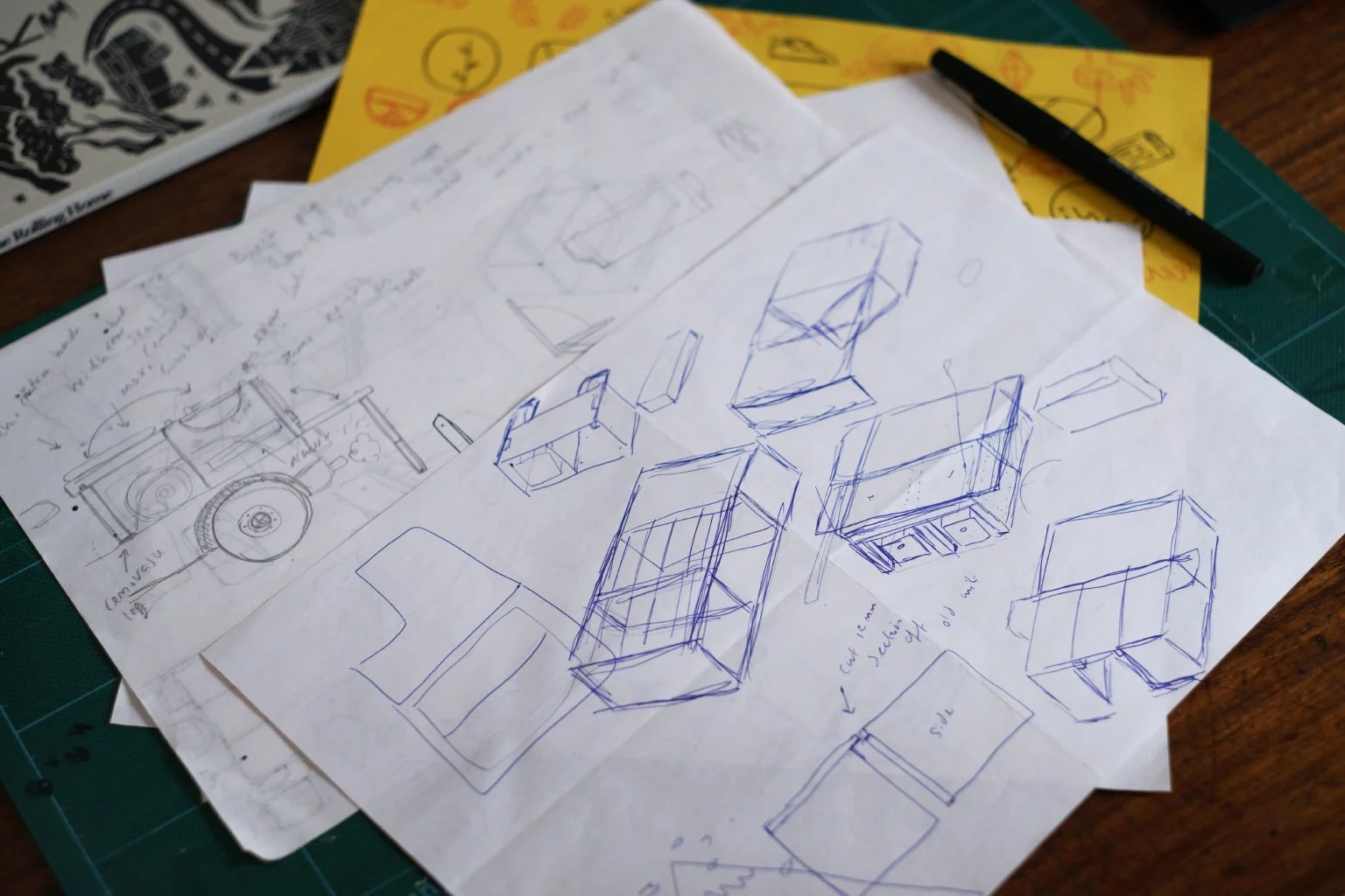 Some original sketches and ideas 