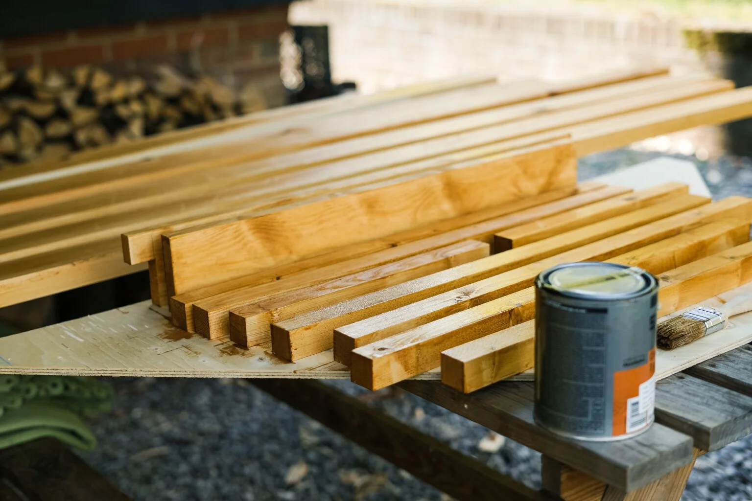  Prepping components for the windows and frames 