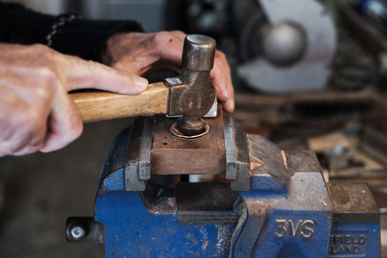 Making Copper Spoons - A Family Affair